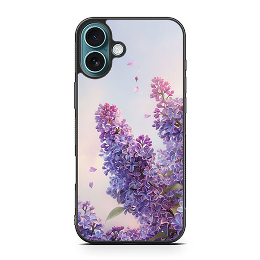 Dreamy Lilac Flower Cluster iPhone 16 series case