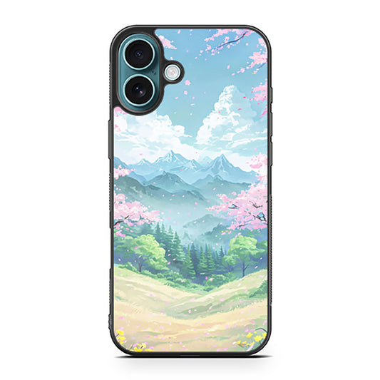 Serene Springtime Cherry Blossoms iPhone 16 series case