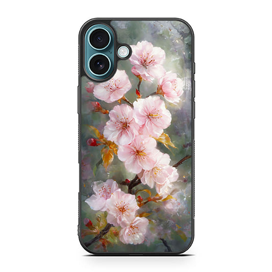 Ethereal Cherry Blossom iPhone 16 series case