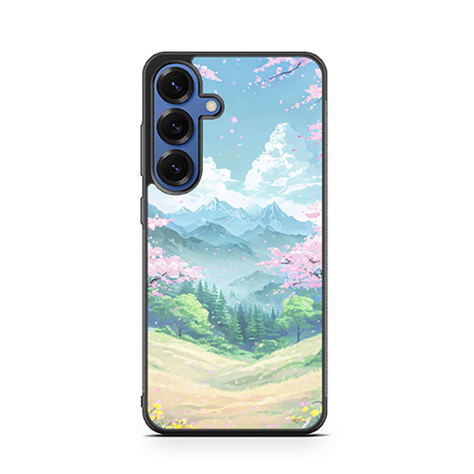 Serene Springtime Cherry Blossoms Samsung Galaxy S25 series case